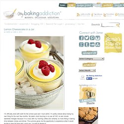 Lemon Cheesecake in a Jar