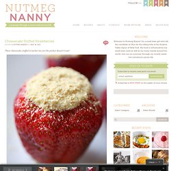 Nutmeg Nanny » Cheesecake Stuffed Strawberries