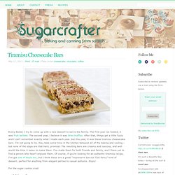 Tiramisu Cheesecake Bars