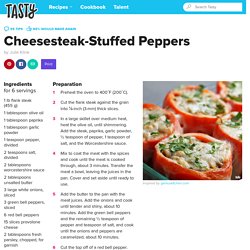 Cheesesteak-Stuffed Peppers