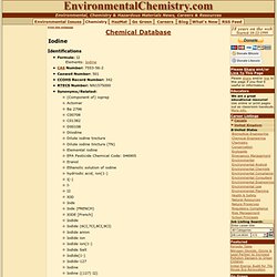 Chemical Database: Iodine