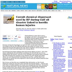 Corexit chemical dispersant used by BP during Gulf oil disaster linked to horrific human injuries