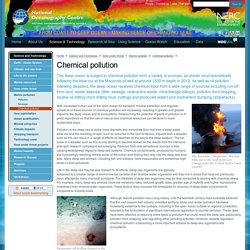 Chemical pollution - Marine pollution