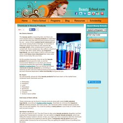 Chemicals in Beauty Products
