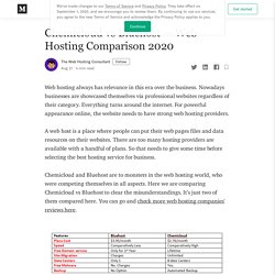 Chemicloud vs Bluehost — Web Hosting Comparison 2020