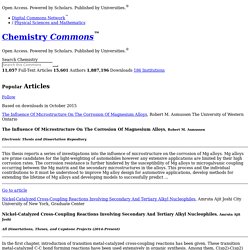 Chemistry Commons : articles de chimie en accès ouvert [accès libre]
