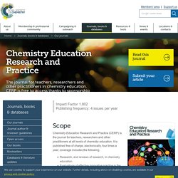 Chemistry Education Research and Practice