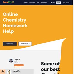 24/7 Online Chemistry Homework Help