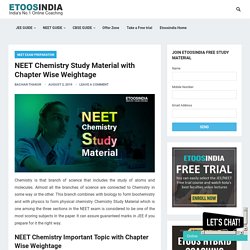 Chemistry Study Material for Competitive Exams JEE & NEET