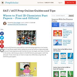 Where to Find IB Chemistry Past Papers - Free and Official