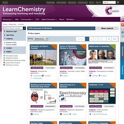 Chemistry Resources Resource listing