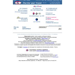 Chercher pour trouver 1996-2011 (EBSI)