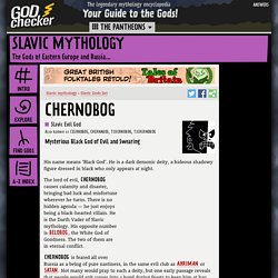 CHERNOBOG - the Slavic God of Evil (Slavic mythology)