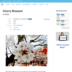Cherry Blossom - TRAVELENDAR