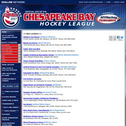 Chesapeake Bay Hockey League powered by GOALLINE.ca