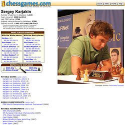 The chess games of Sergey Karjakin