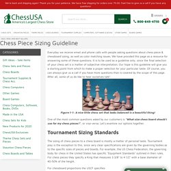 Your Move Chess & Games: Chess Piece Sizing Guideline