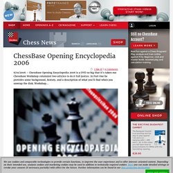 ChessBase Opening Encyclopedia 2006
