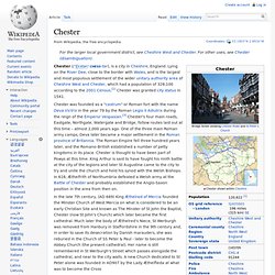 Chester - Wikipedia - LEg XX castrum