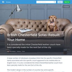 British Chesterfield Sofas-Rebuilt Your Home (with images, tweets) · UsKardashian