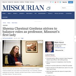 Sheena Chestnut Greitens strives to balance roles as professor, Missouri's first lady