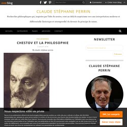 Chestov et la philosophie