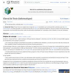 Cheval de Troie (informatique)