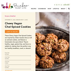 Chewy Vegan Chai-Spiced Cookies