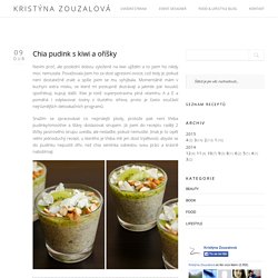 Chia pudink s kiwi a oříšky