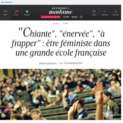 "Chiante", "énervée", "à frapper" : être féministe dans une grande école française
