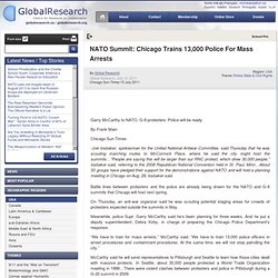 NATO Summit: Chicago Trains 13,000 Police For Mass Arrests