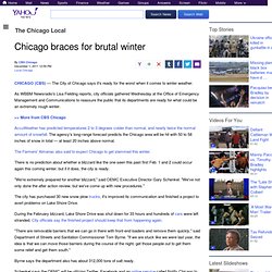 Chicago braces for brutal winter