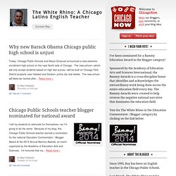 The White Rhino: A Chicago Latino English Teacher