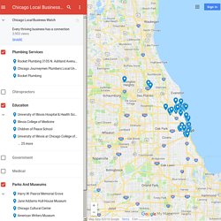 Chicago Local Business Watch – Google My Maps