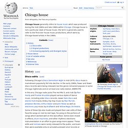 Chicago house