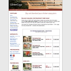 Chicken Coop Plans - Buy, Download & Build Now