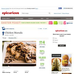 Chicken Marsala Recipe at Epicurious