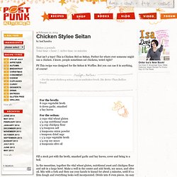 Chicken Stylee Seitan