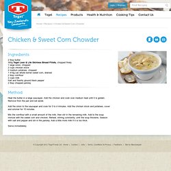 Chicken & Sweet Corn Chowder