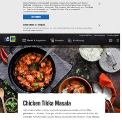 Chicken Tikka Masala - Rezept
