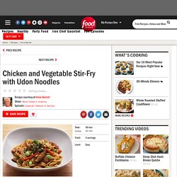 Chicken and Vegetable Stir-Fry with Udon Noodles Recipe