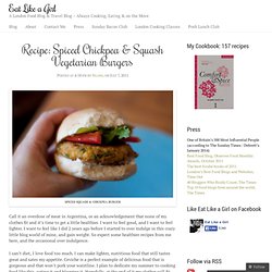 Recipe: Spiced Chickpea & Squash Vegetarian Burgers