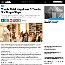 You As Chief Happiness Officer in Six Simple Steps