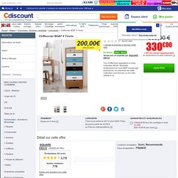 Chiffonnier BOAT 9 Tiroirs - Achat / Vente COMMODE - SEMAINIER Chiffonnier BOAT 9 Tiroirs - Cadeaux de Noël Cdiscount