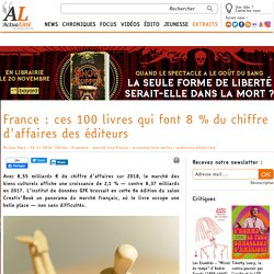 France : ces 100 livres qui font 8 % du chiffre d'affaires des éditeurs