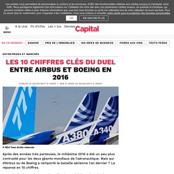 Les 10 chiffres clés du duel entre Airbus et Boeing en 2016 - Capital.fr