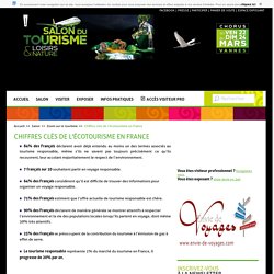 Chiffres clés de l'écotourisme en France - Salon du Tourisme de Bretagne