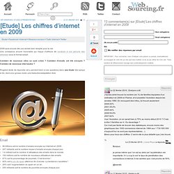 [Etude] Les chiffres d’internet en 2009 - Websourcing.fr