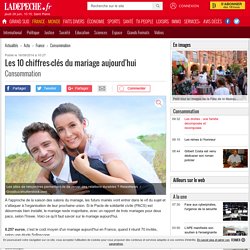 Les 10 chiffres-clés du mariage aujourd'hui - 16/09/2014