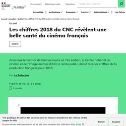 Les chiffres 2018 du CNC révèlent une belle santé du cinéma français